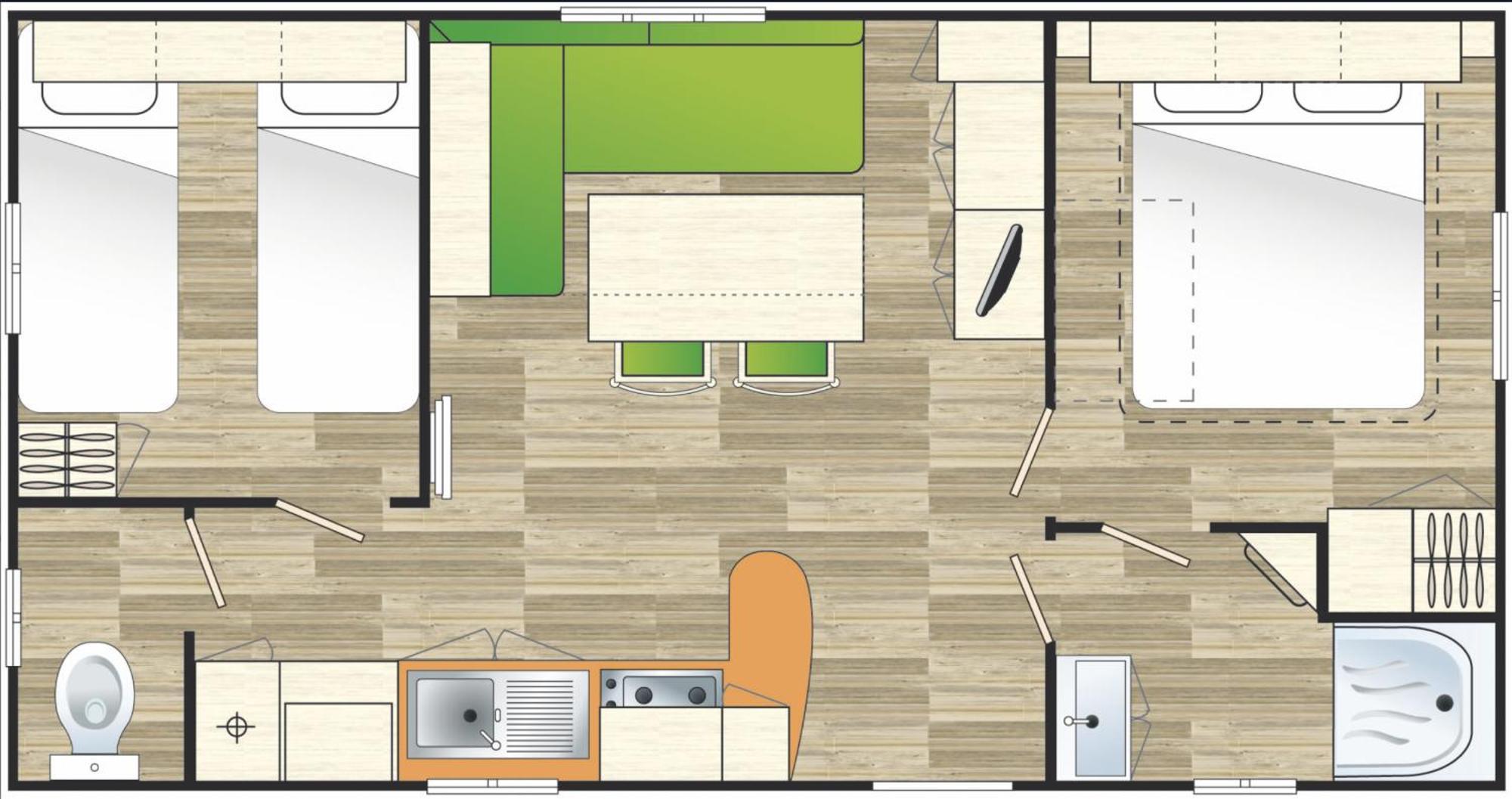 Le Muscat - Bungalow Pour 5 - Tv - Clim Boofzheim Luaran gambar